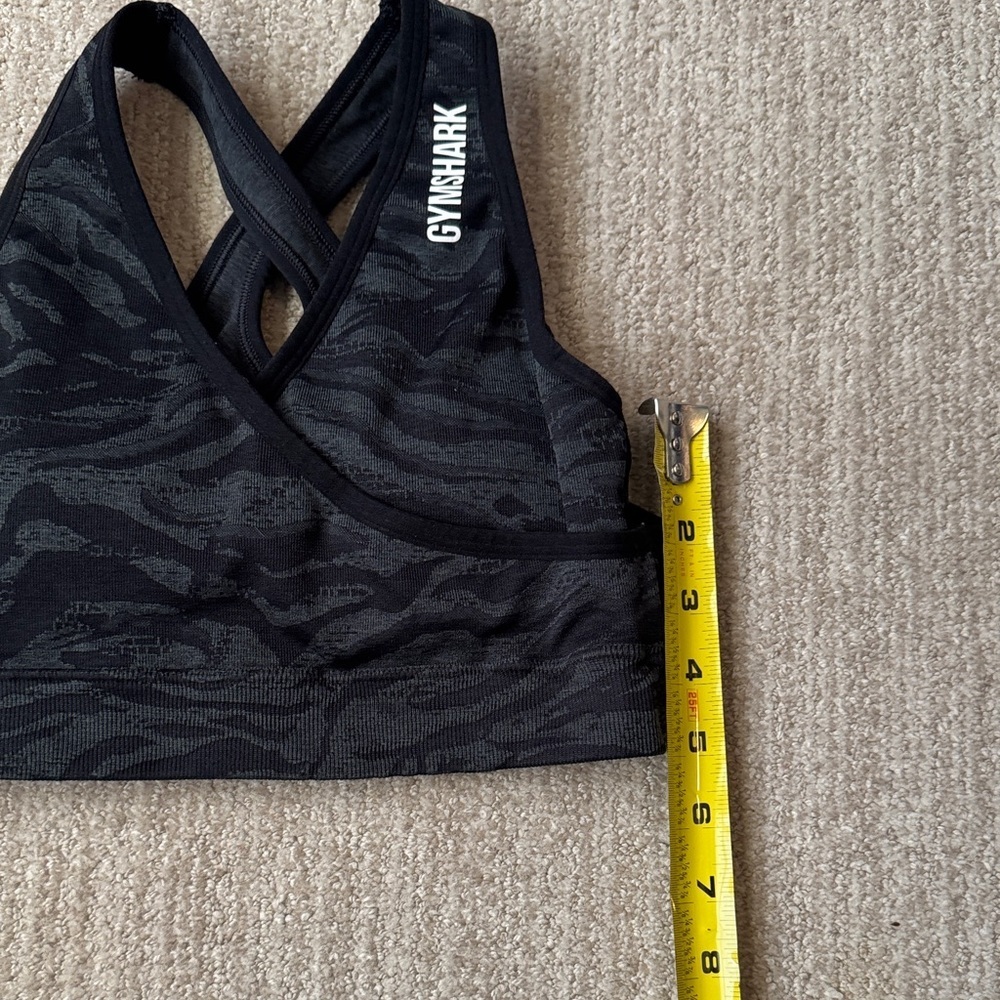 Gymshark Women’s Size S Adapt Animal Seamless Sports Bra Cross Back Performance - Picture 2 of 8